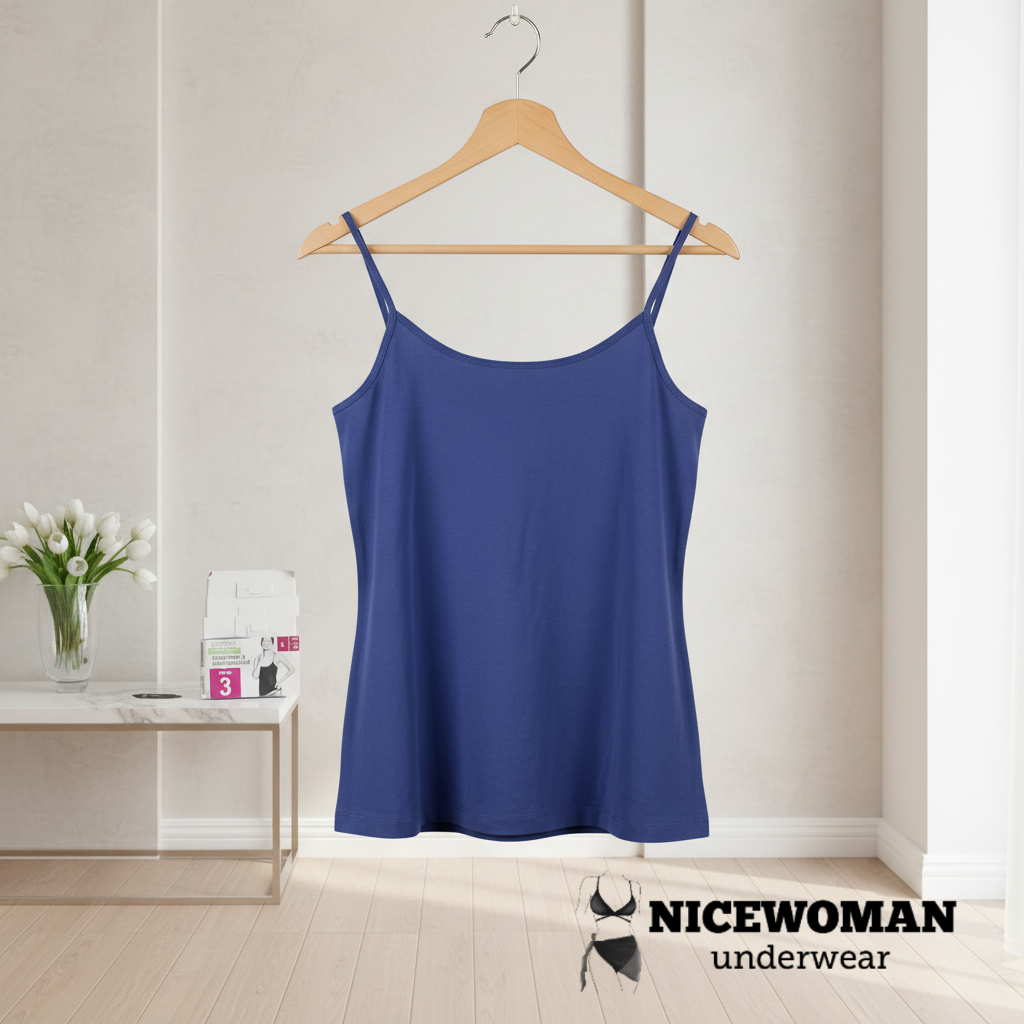 تاپ زنانه بندی نخی سرمه ای کاربنی برند اروپایی اسمارا آلمانی