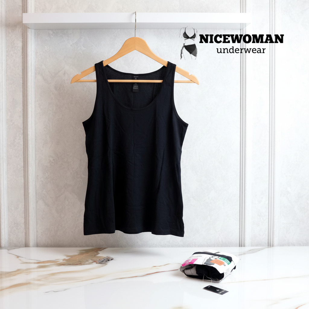 تاپ زنانه حلقه ای نخی مشکی برند اروپایی اسمارا آلمانی