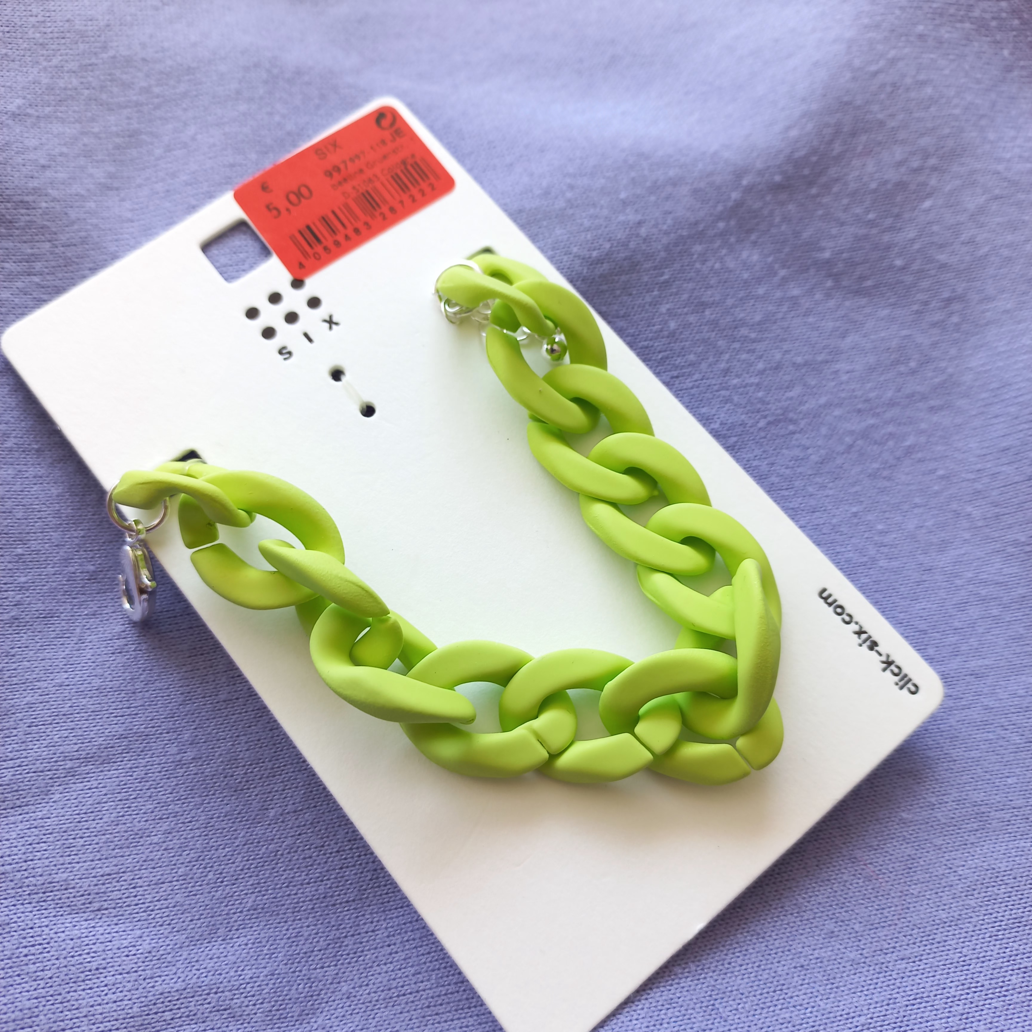 دستبند زنانه کارتیر سبز برند اروپایی six ضدحساسیت