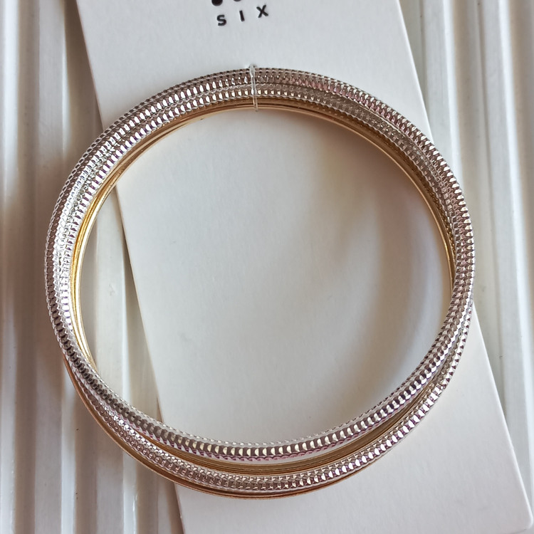 پک النگو زنانه طلایی نقره ای برند اروپایی ضدحساسیت